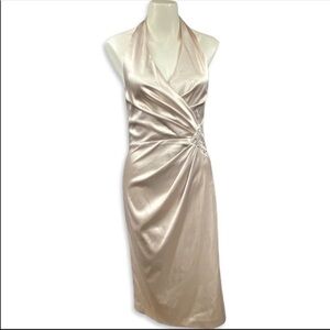 London Times Champagne Cocktail Formal Dress